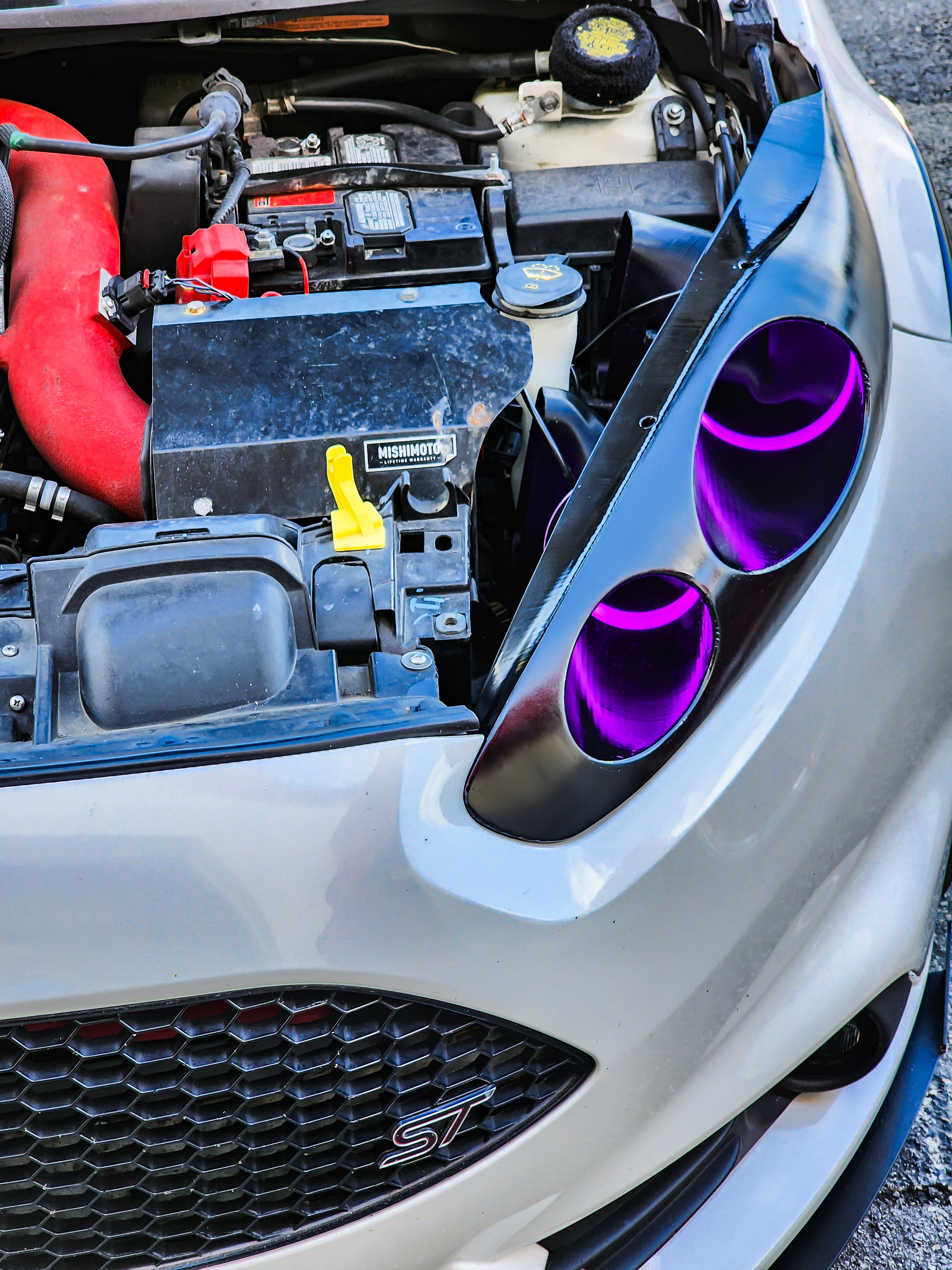 2014-2019 Ford Fiesta ST (MK7/7.5) Headlight Ram Air Intake Snorkel