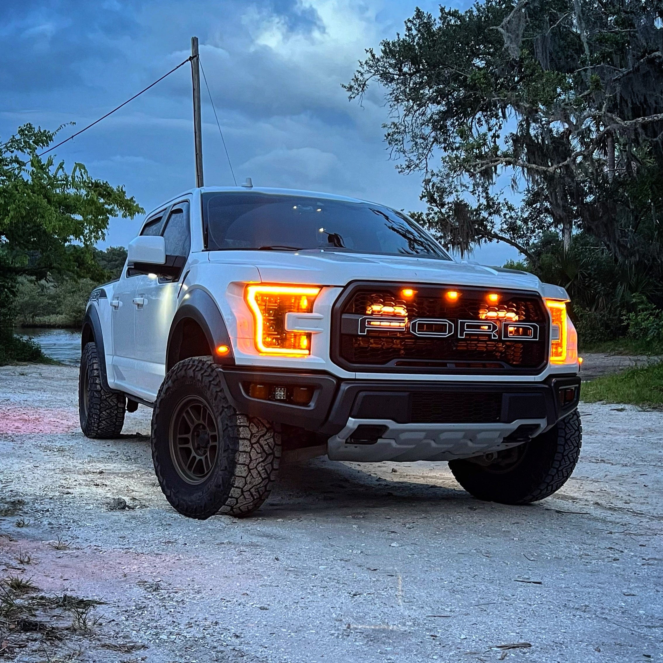 2015-2017 Ford F-150 and 2017-2020 Ford F-150 Raptor Dual BIG MOUTH LIT KIT Ram Air Intake Snorkels
