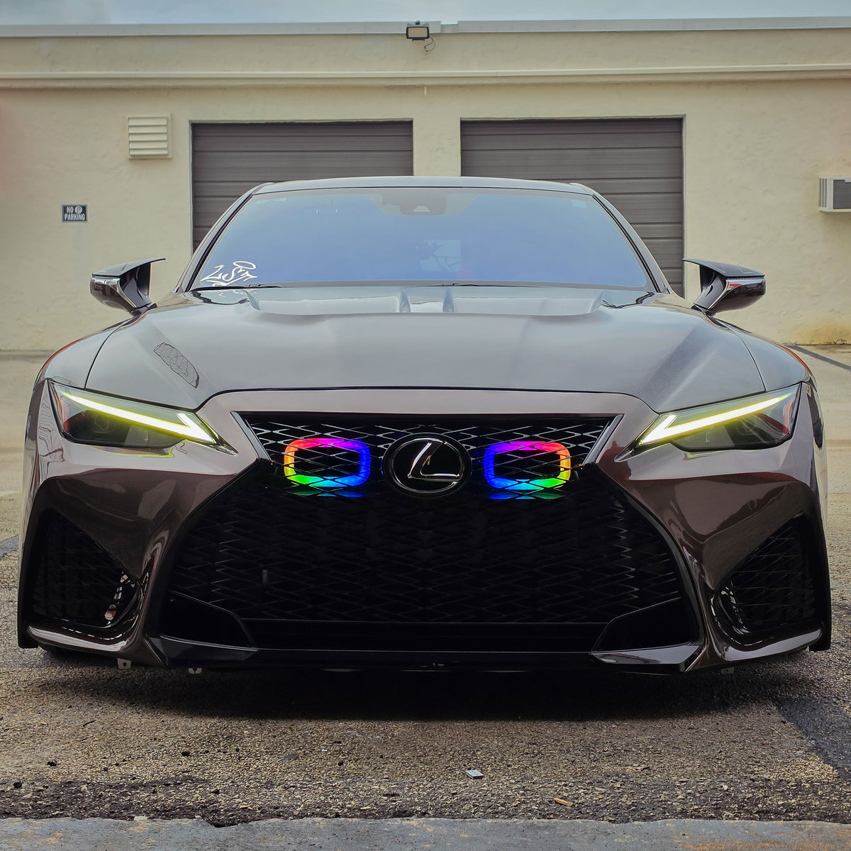 2021-2025 Lexus IS 300/IS 350 and F Sport Dual BIG MOUTH LIT KIT | LIT Flares and Controller Only