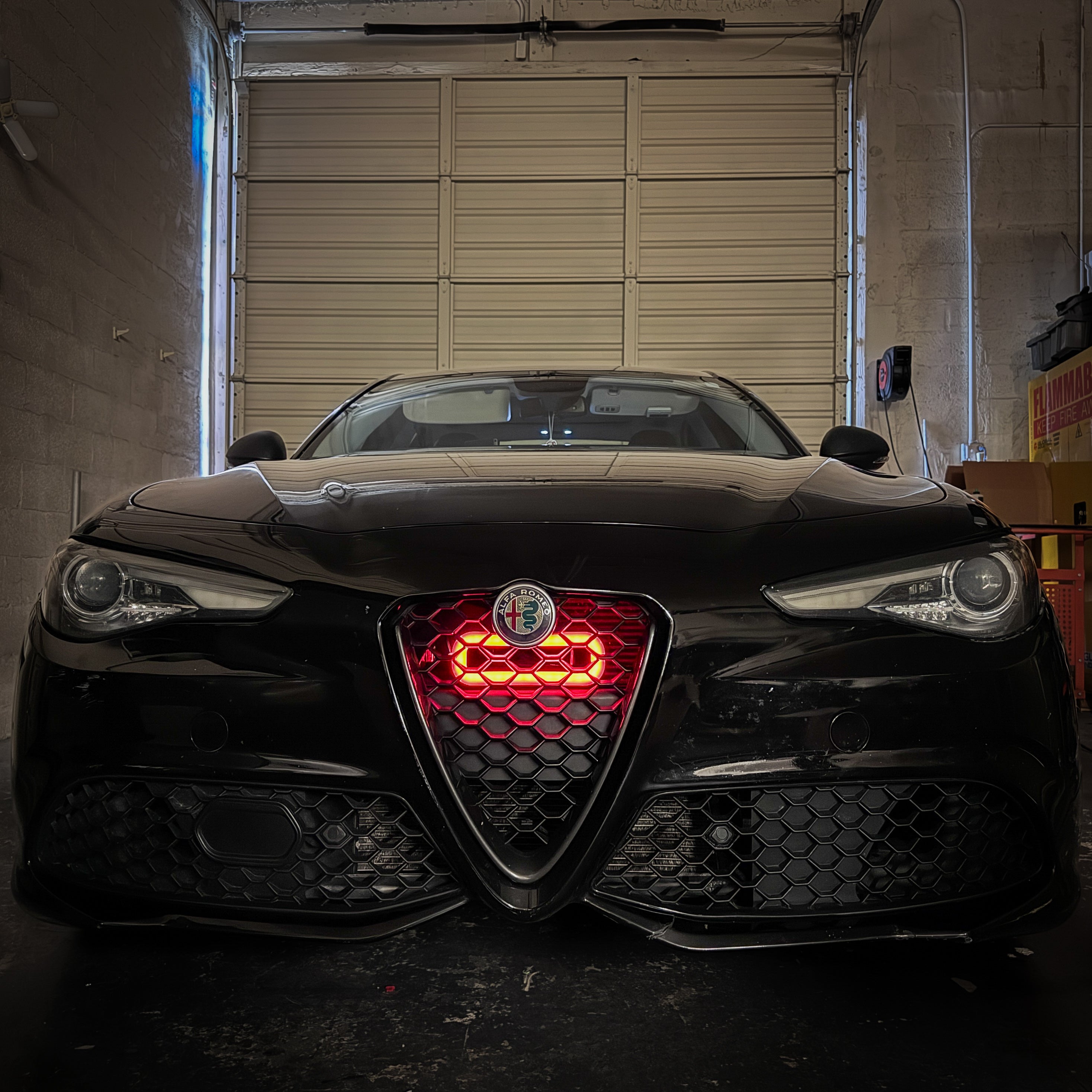 2016+ Alfa Romeo Giulia BIG MOUTH LIT KIT Ram Air Intake Snorkel