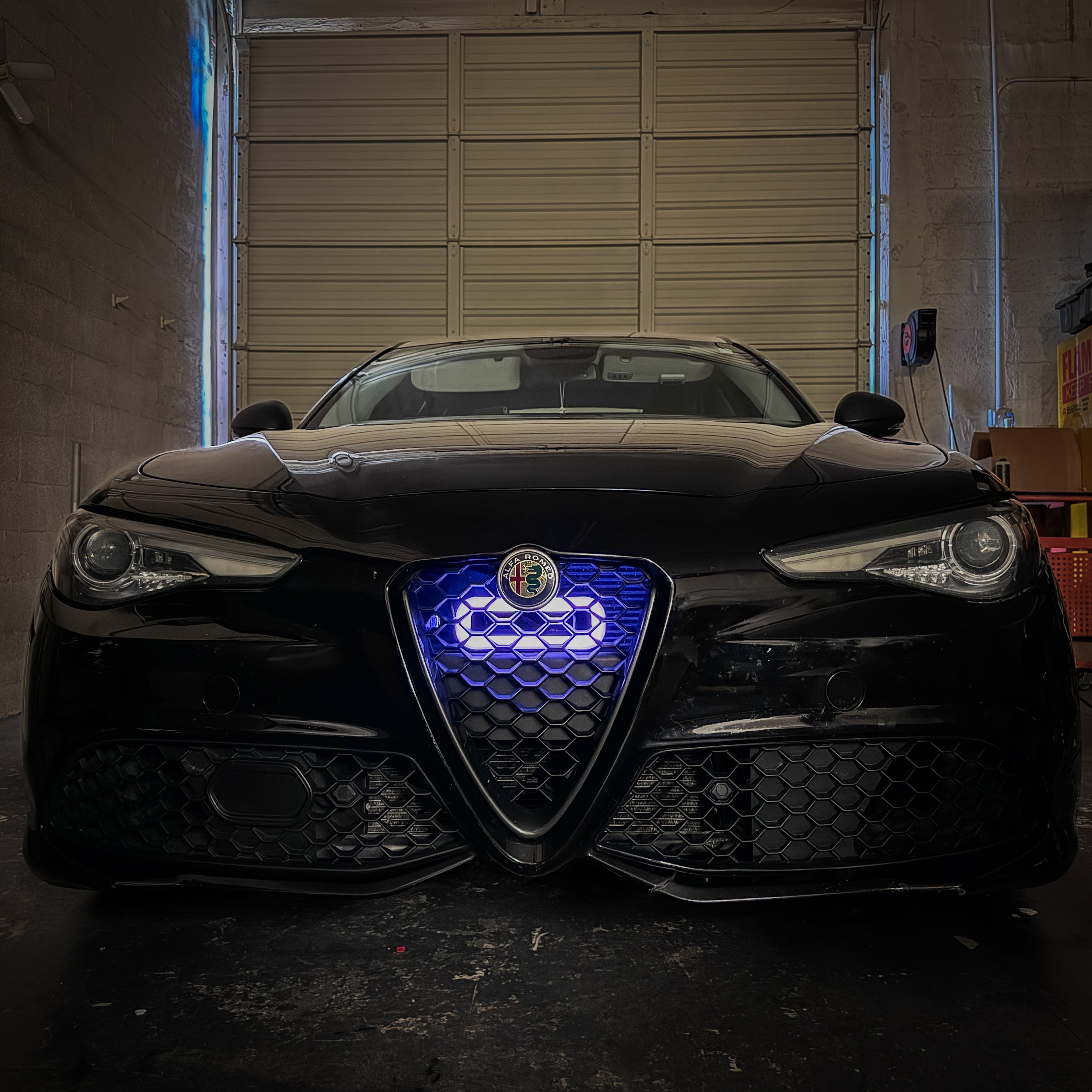 2016+ Alfa Romeo Giulia BIG MOUTH LIT KIT Ram Air Intake Snorkel