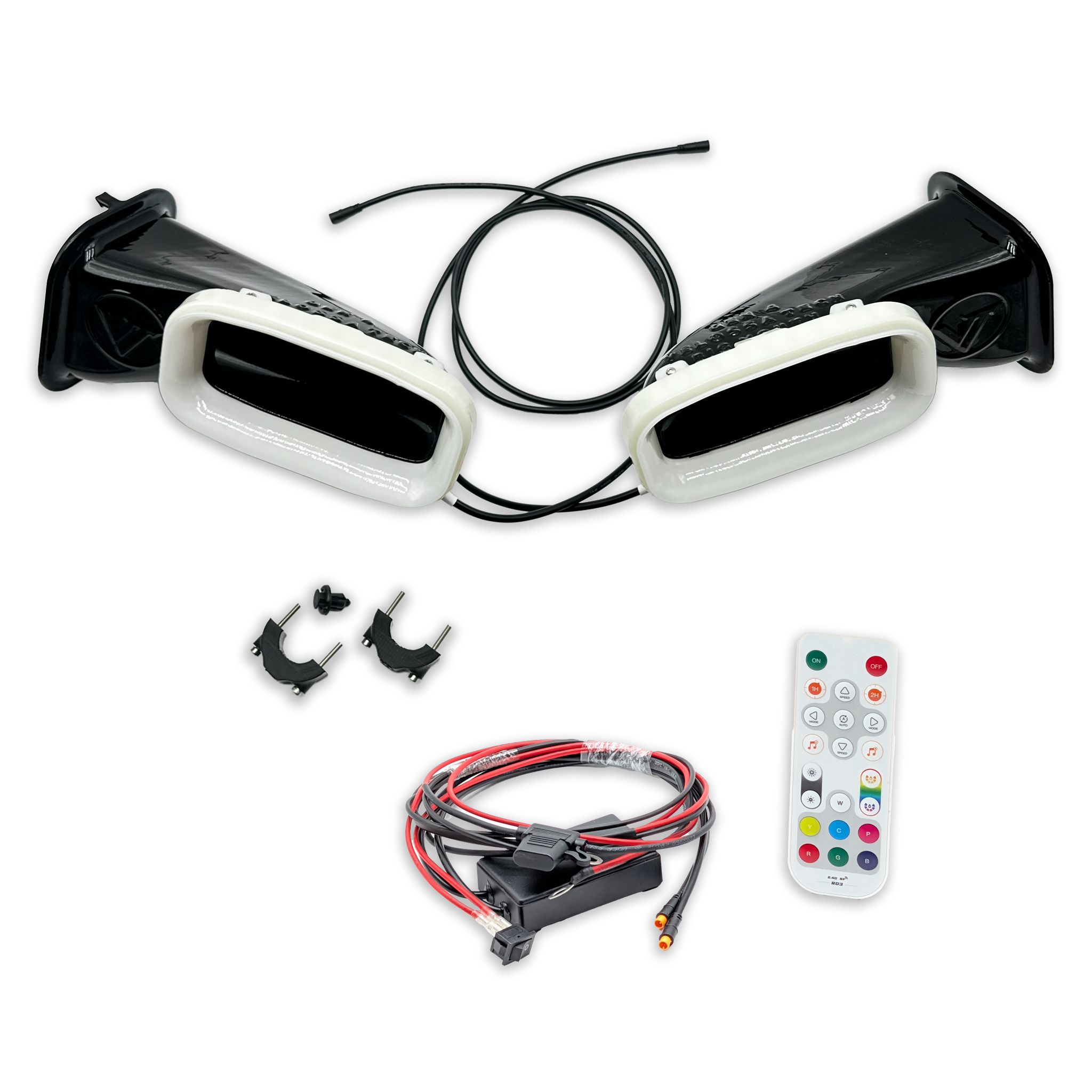 2022-2024 BMW X3 M40i (LCI) Dual BIG MOUTH LIT KIT Ram Air Intake Snorkels