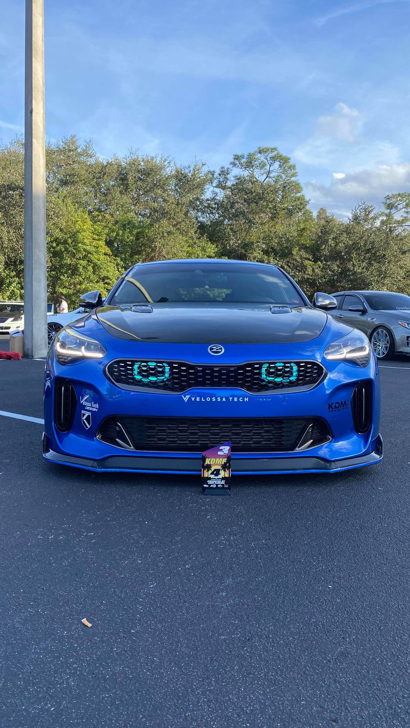 2018-2020+ Kia Stinger 3.3T Generation 4 Interchangeable BIG MOUTH "LIT KIT" | LIT Flares and Controller Only | Velossa Tech Design