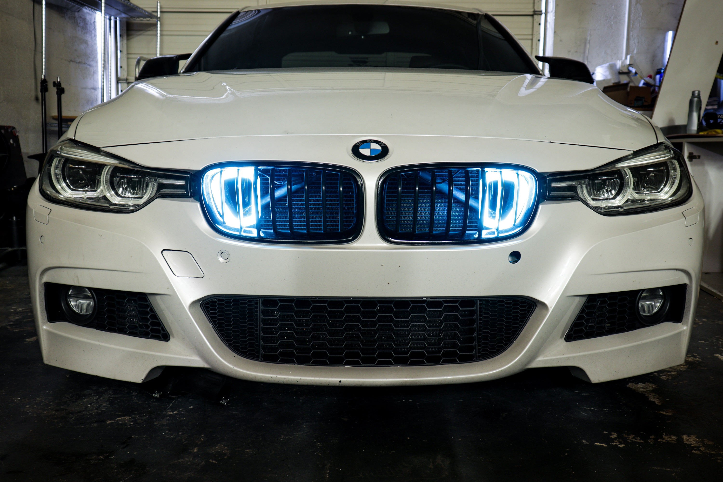 2012-2019 BMW F30 (3-Series) and 2013-2020 BMW F32 (4-Series) Dual BIG MOUTH LIT KIT Ram Air Intake Snorkels