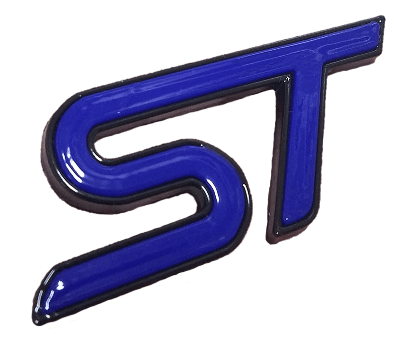 2013-2019 Ford Focus ST/Fiesta ST Two-Tone "ST" Emblem
