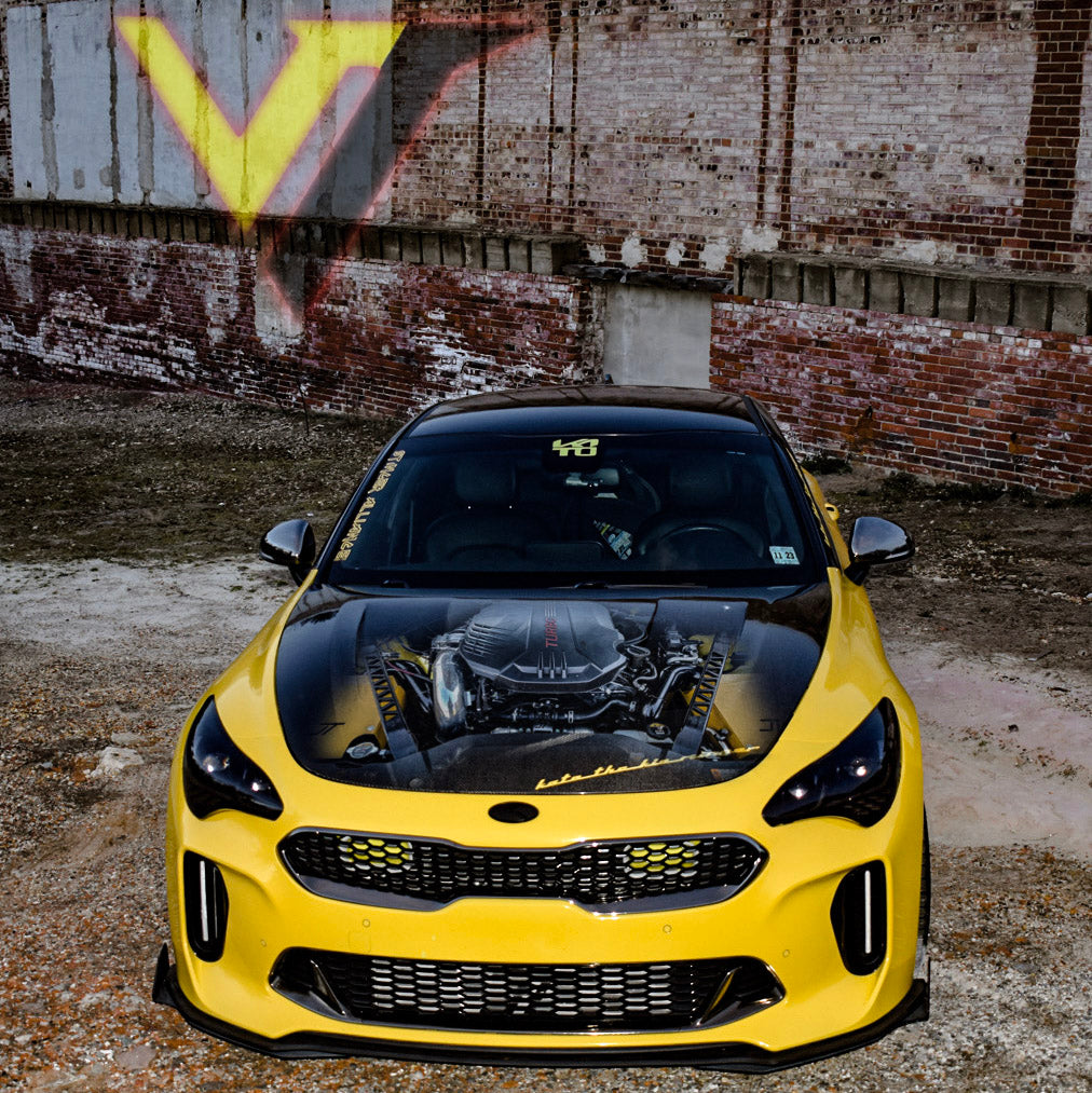 2017-2024 Kia Stinger 3.3T/2.0T/2.5T Dual BIG MOUTH Ram Air Intake Snorkels