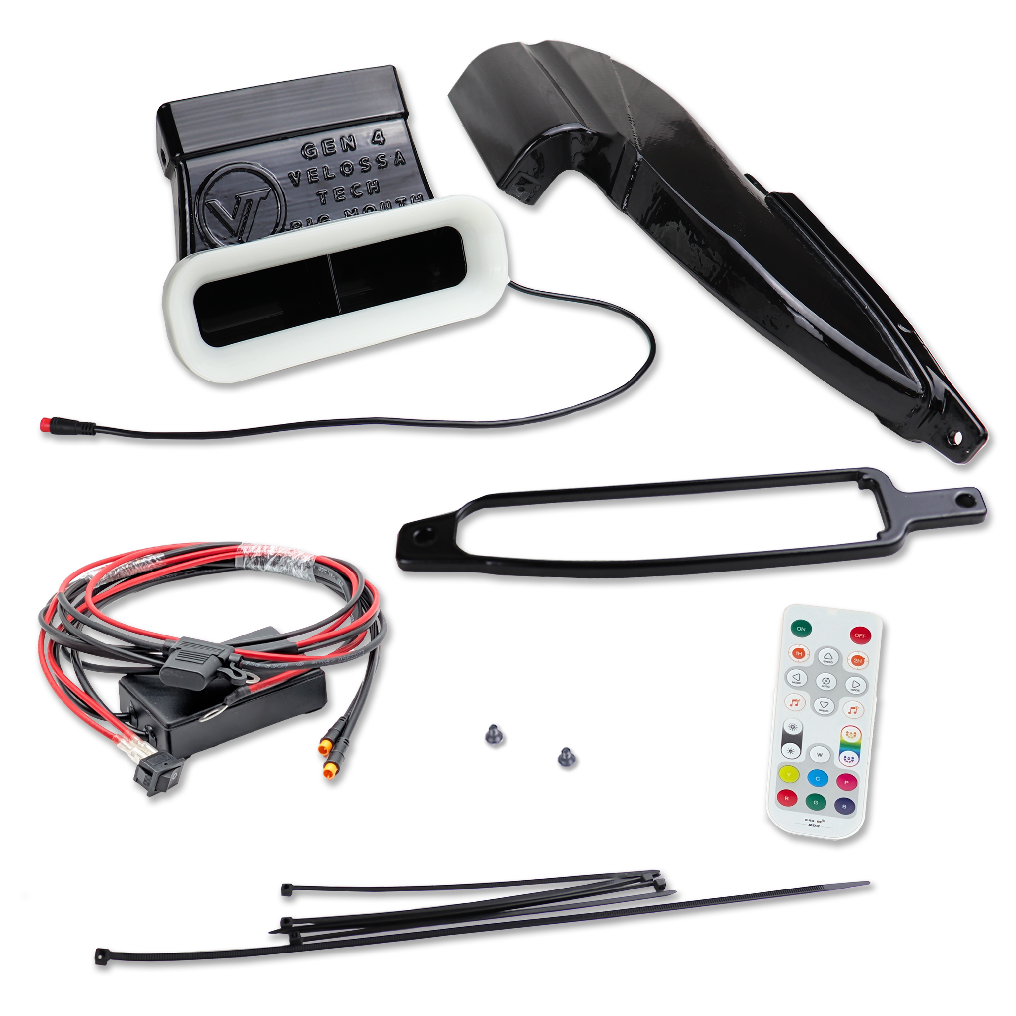 2013-2020 Ford Fusion (1.5L/1.6L/2.0L EcoBoost/2.5L/Sport) BIG MOUTH LIT KIT Ram Air Intake Snorkel