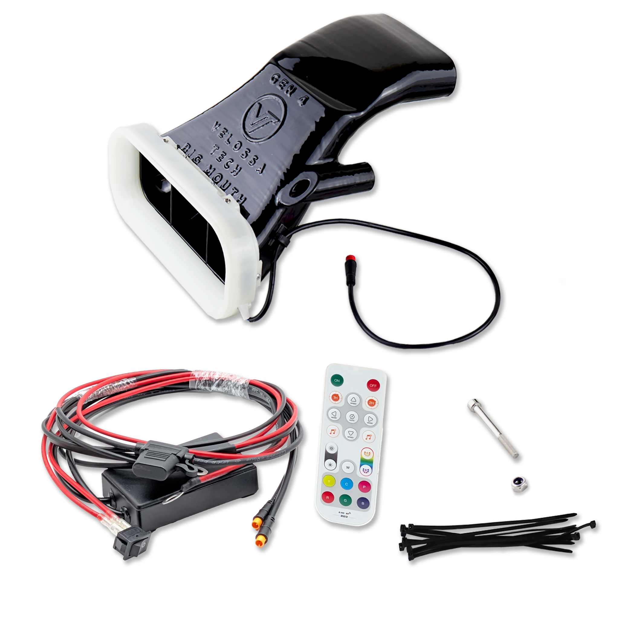 2014-2019 Ford Fiesta ST (2018-2019 MK7 and MK7.5 only) BIG MOUTH LIT KIT Ram Air Intake Snorkel
