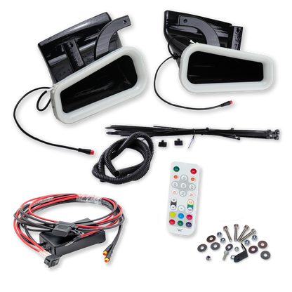 2014-2024 Infiniti Q50 Dual BIG MOUTH LIT KIT Ram Air Intake Snorkels