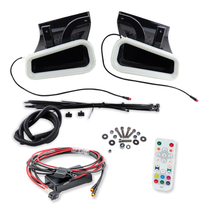 2016-2022 Infiniti Q60 Dual BIG MOUTH LIT KIT Ram Air Intake Snorkels