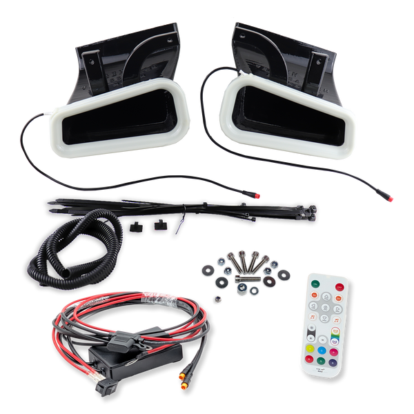 2016-2022 Infiniti Q60 BIG MOUTH "LIT KIT" Ram Air Intake Snorkels