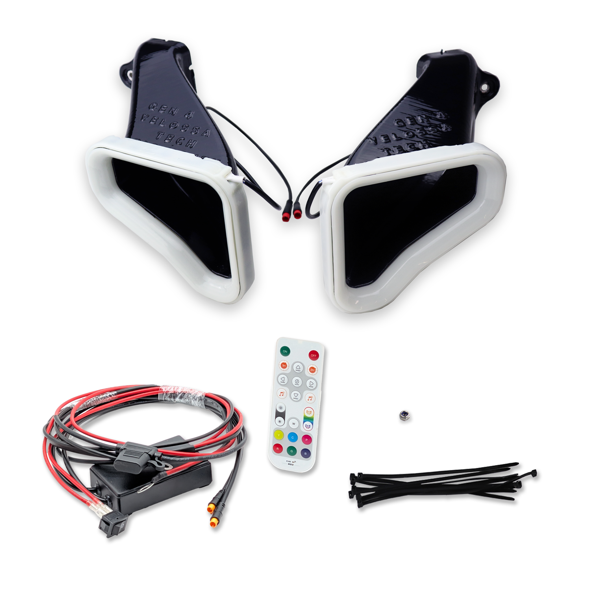 2017-2021 Genesis G70 3.3T Dual BIG MOUTH LIT KIT Ram Air Intake Snorkels