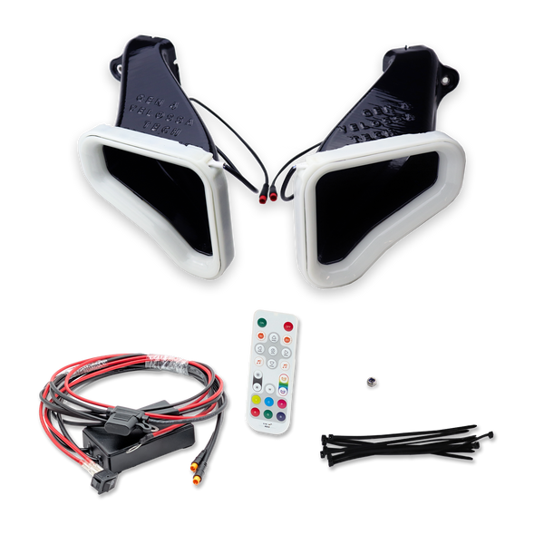 2017-2021 Genesis G70 3.3T Dual BIG MOUTH "LIT KIT" Ram Air Intake Snorkels