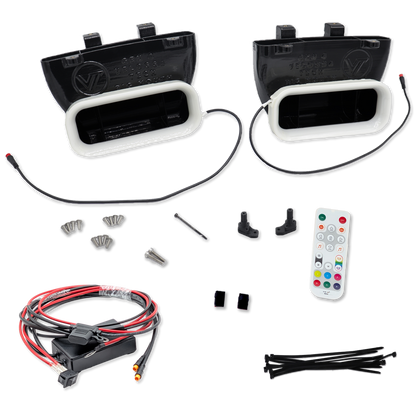 2015-2017 Ford F-150 and 2017-2020 Ford F-150 Raptor Dual BIG MOUTH LIT KIT Ram Air Intake Snorkels