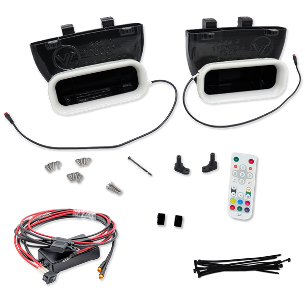 2015-2017 Ford F-150 and 2017-2020 Ford F-150 Raptor Dual BIG MOUTH "LIT KIT" Ram Air Intake Snorkels