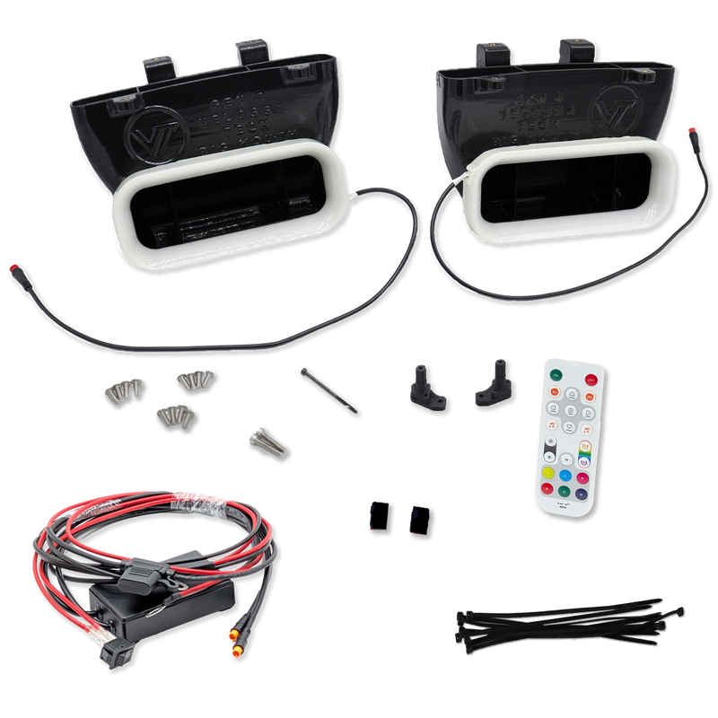 2015-2017 Ford F-150 and 2017-2020 Ford F-150 Raptor Dual BIG MOUTH "LIT KIT" Ram Air Intake Snorkels