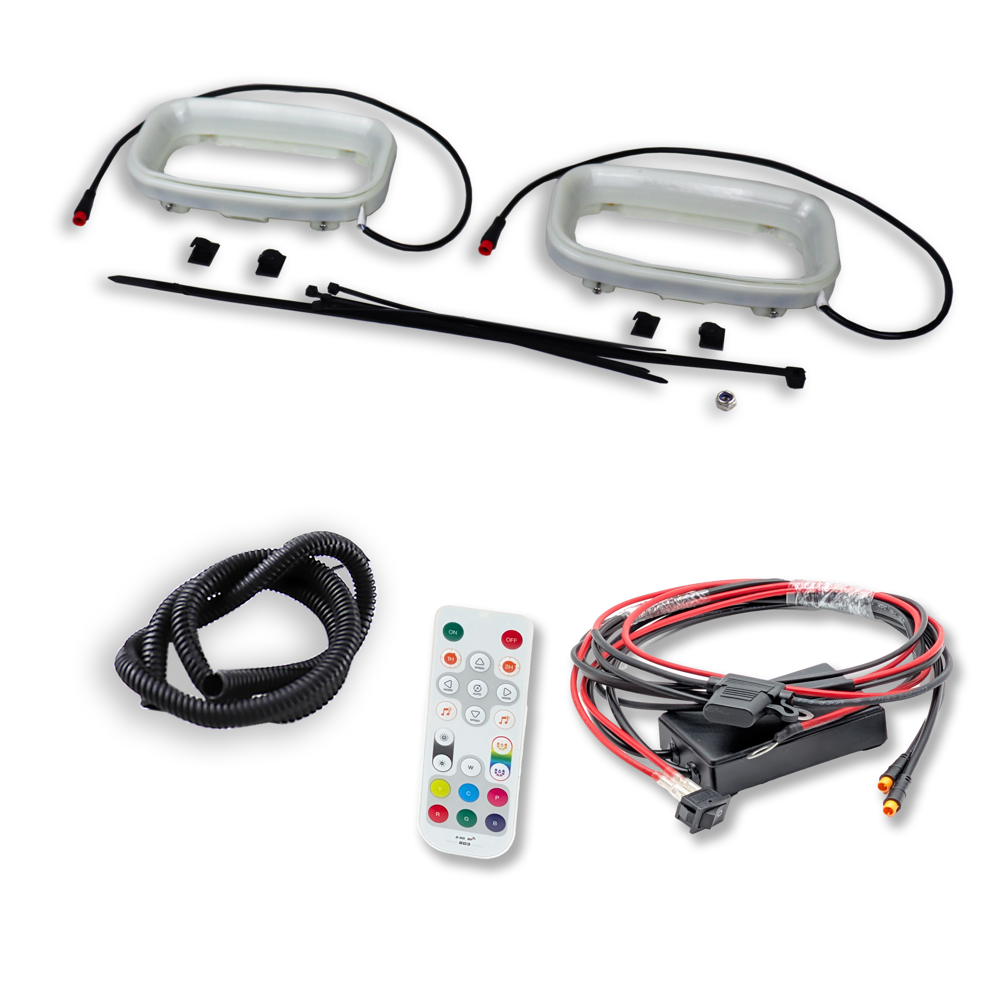 2017-2024 Kia Stinger 3.3T/2.0T/2.5T BIG MOUTH LIT KIT | LIT Flares and Controller Only