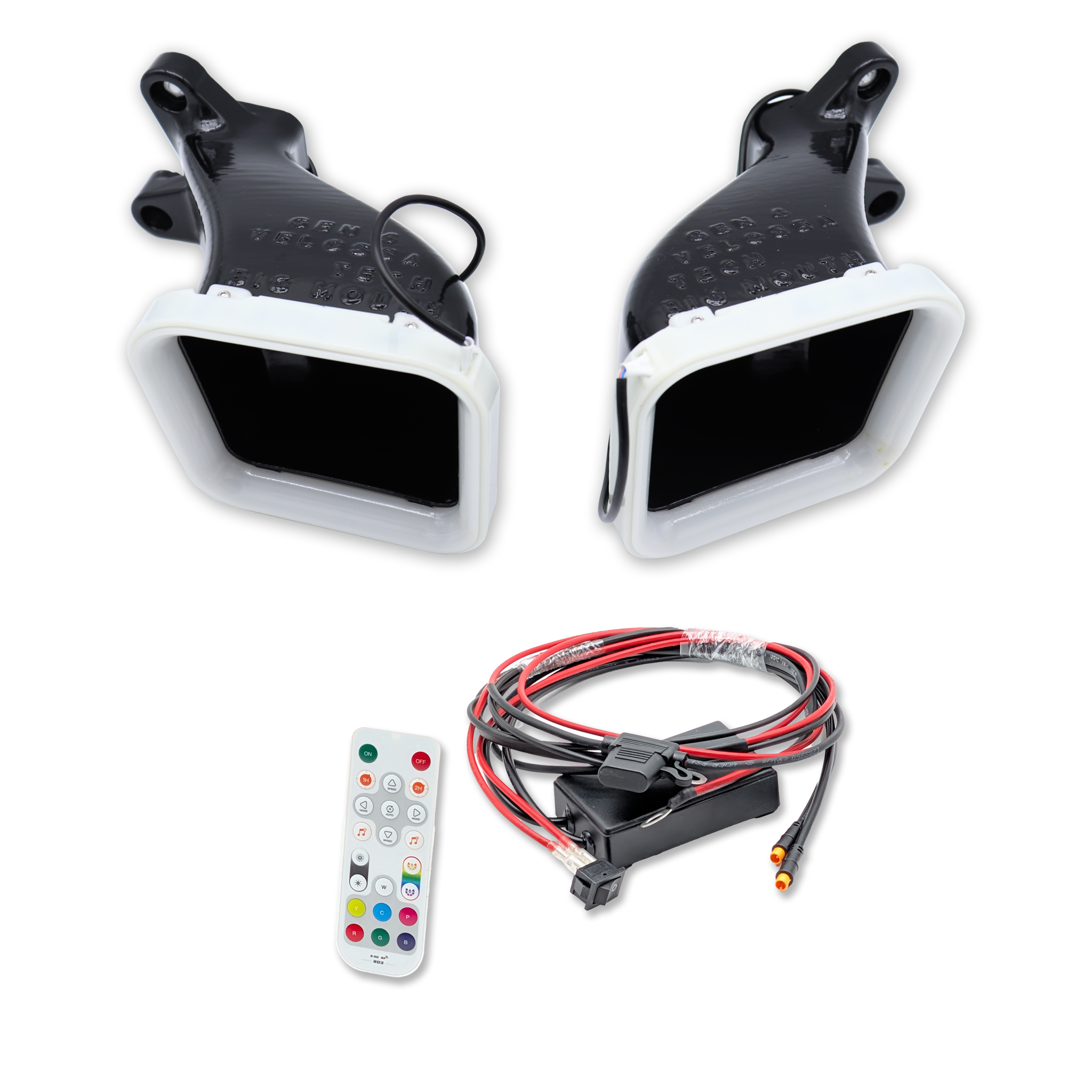 2015-2020 Genesis G80 3.3T/5.0/3.8 Dual BIG MOUTH "LIT KIT" Ram Air Intake Snorkels