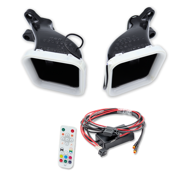 2015-2020 Genesis G80 3.3T/5.0/3.8 Dual BIG MOUTH "LIT KIT" Ram Air Intake Snorkels