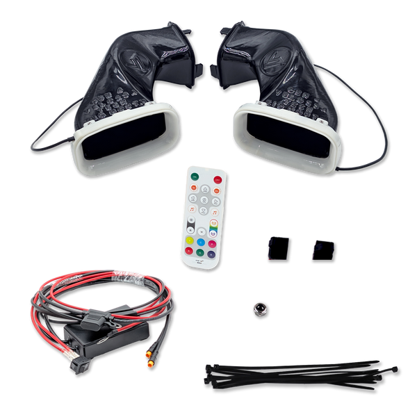 2020+ BMW M8 Competition (F91/F92/F93) Dual BIG MOUTH "LIT KIT" Ram Air Intake Snorkel