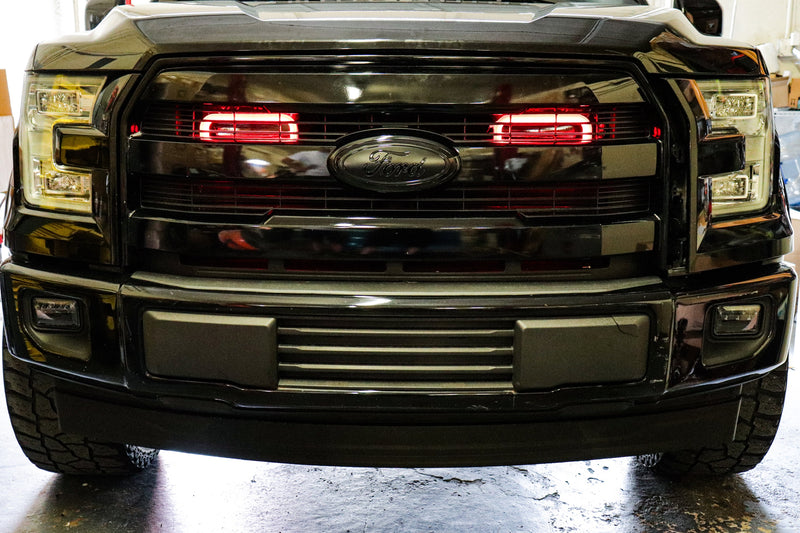 2015-2017 Ford F-150 and 2017-2020 Ford F-150 Raptor Dual BIG MOUTH "LIT KIT" Ram Air Intake Snorkels