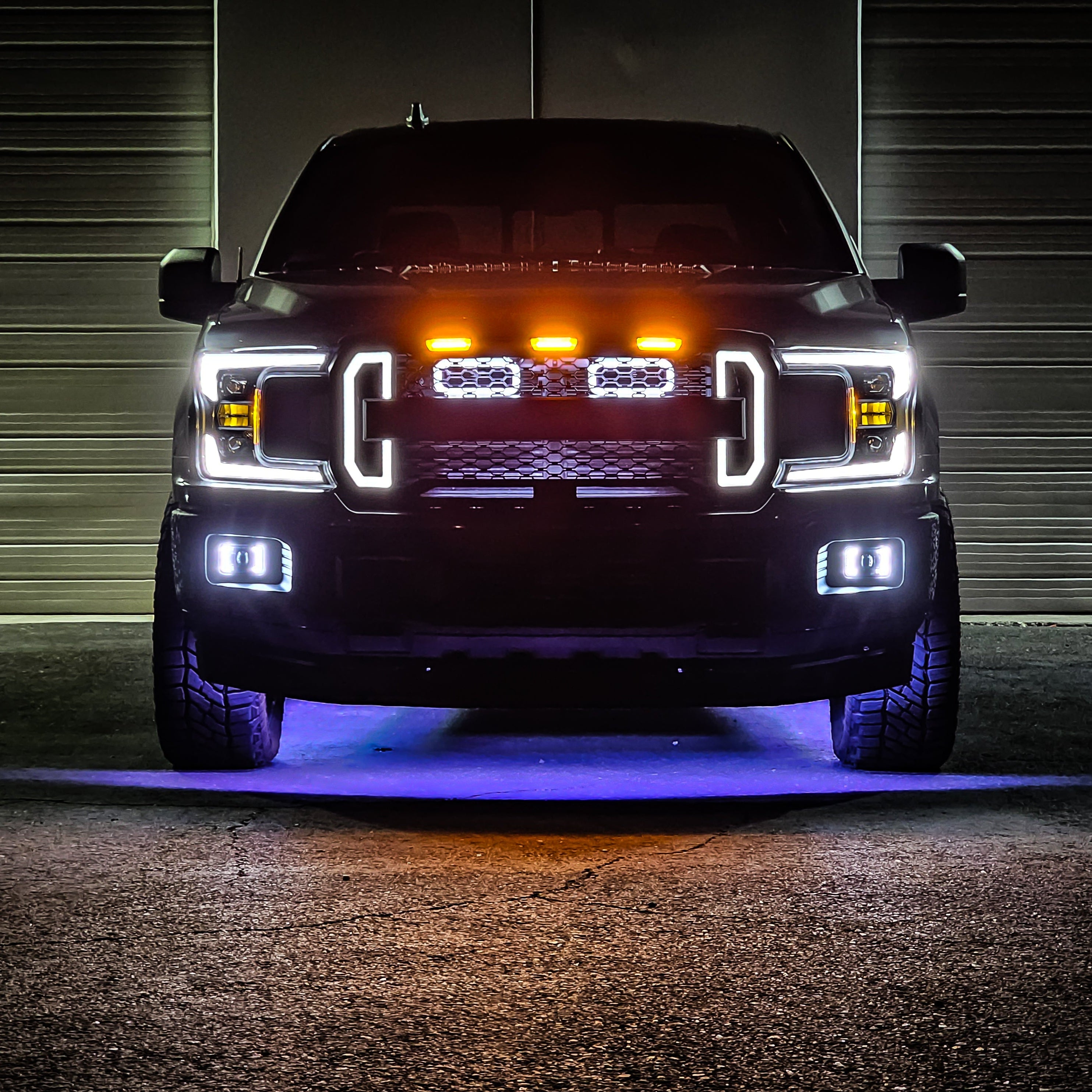 2018-2020 Ford F-150 and 2021-2022 Ford F-150 Raptor Dual BIG MOUTH LIT KIT Ram Air Intake Snorkels