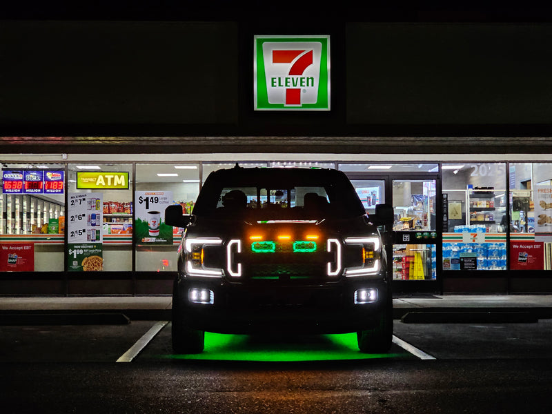 2018-2020 Ford F-150 and 2021-2022 Ford F-150 Raptor Dual BIG MOUTH "LIT KIT" Ram Air Intake Snorkels