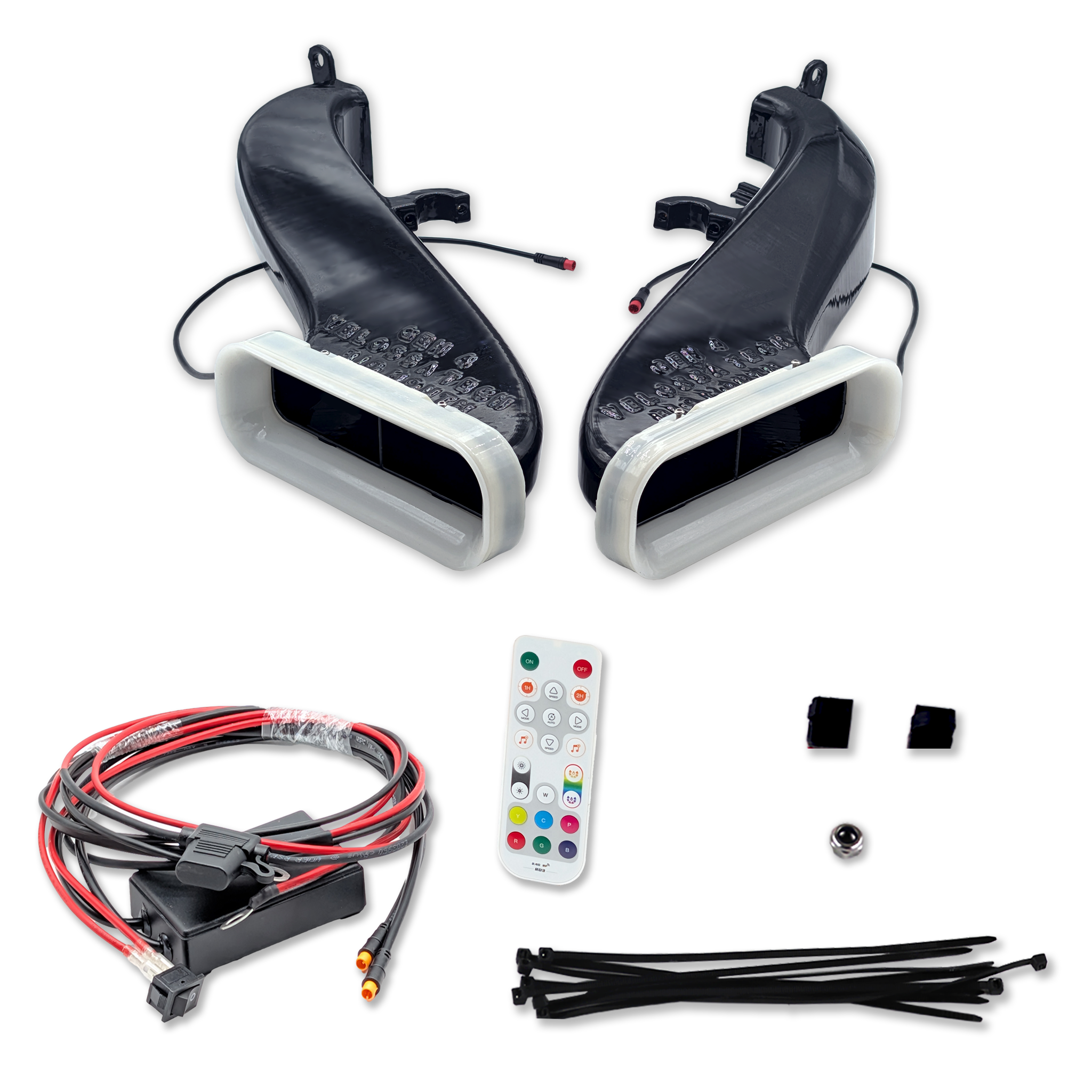 2022+ Nissan Z Dual BIG MOUTH LIT KIT Ram Air Intake Snorkels