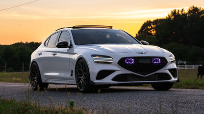 2022+ Genesis G70 3.3T Dual BIG MOUTH LIT KIT | LIT Flares and Controller Only