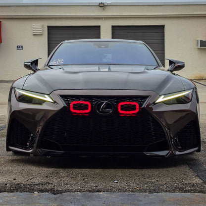 2021-2025 Lexus IS 300/IS 350 and F Sport Dual BIG MOUTH LIT KIT | LIT Flares and Controller Only