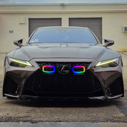 2021-2025 Lexus IS 300/IS 350 and F Sport Dual BIG MOUTH LIT KIT | LIT Flares and Controller Only