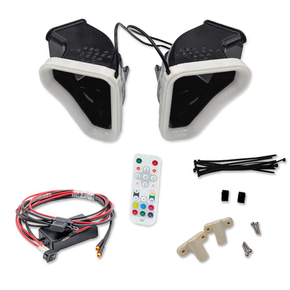 2020+ Cadillac CT4-V Dual BIG MOUTH LIT KIT Ram Air Intake Snorkels