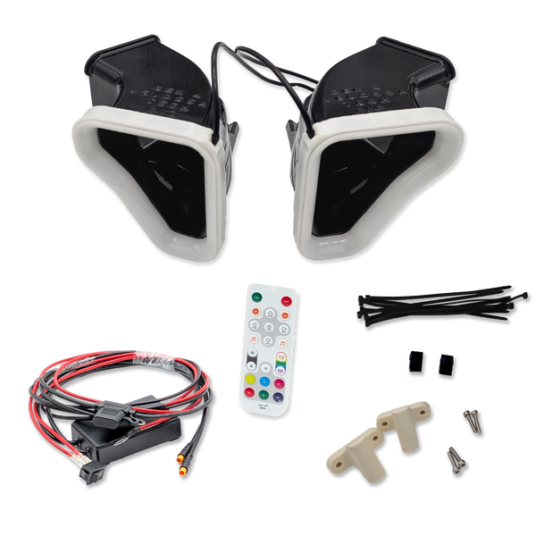 2020+ Cadillac CT5-V Dual BIG MOUTH "LIT KIT" Ram Air Intake Snorkel