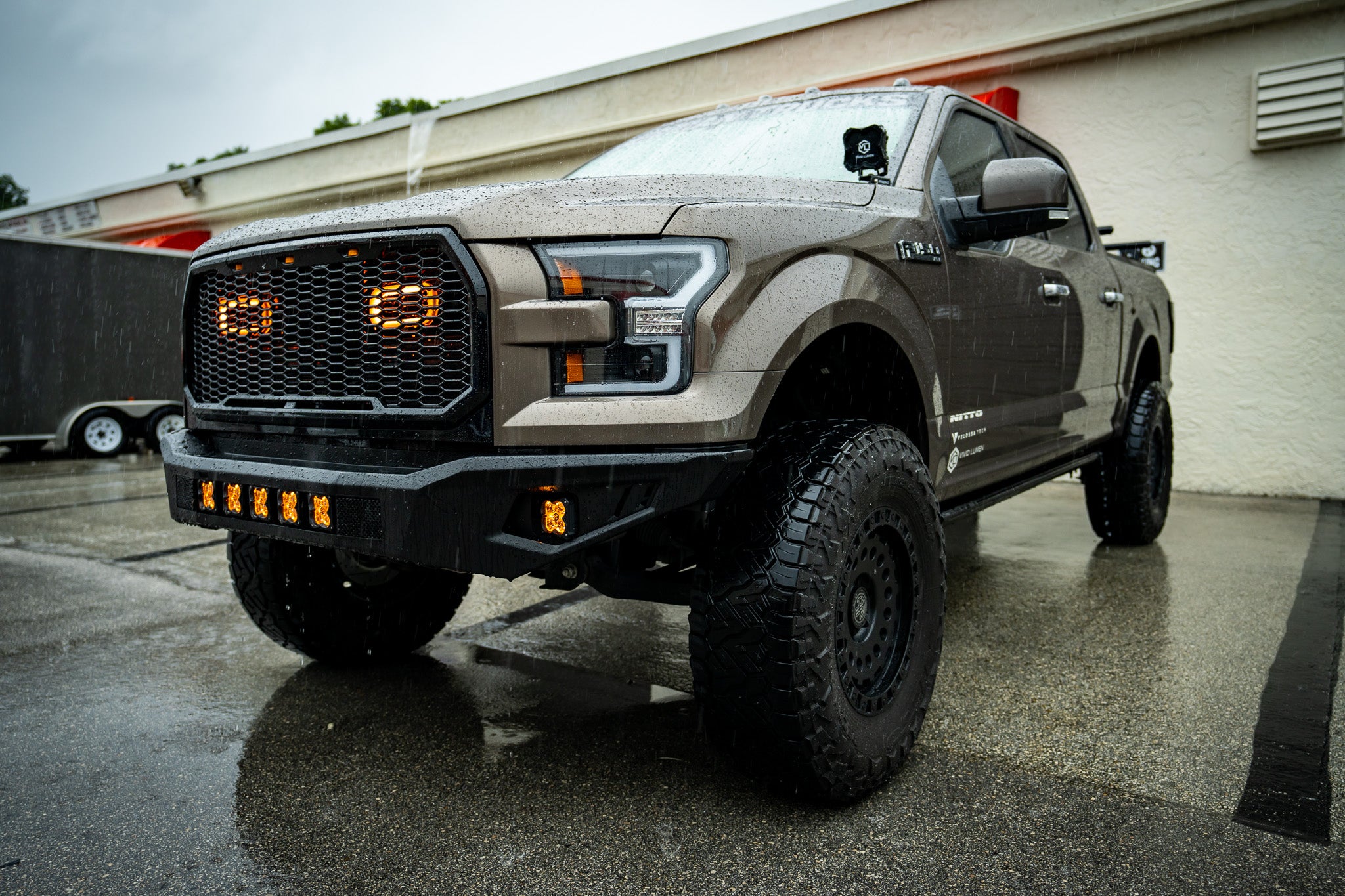 2015-2017 Ford F-150 and 2017-2020 Ford F-150 Raptor Dual BIG MOUTH LIT KIT Ram Air Intake Snorkels