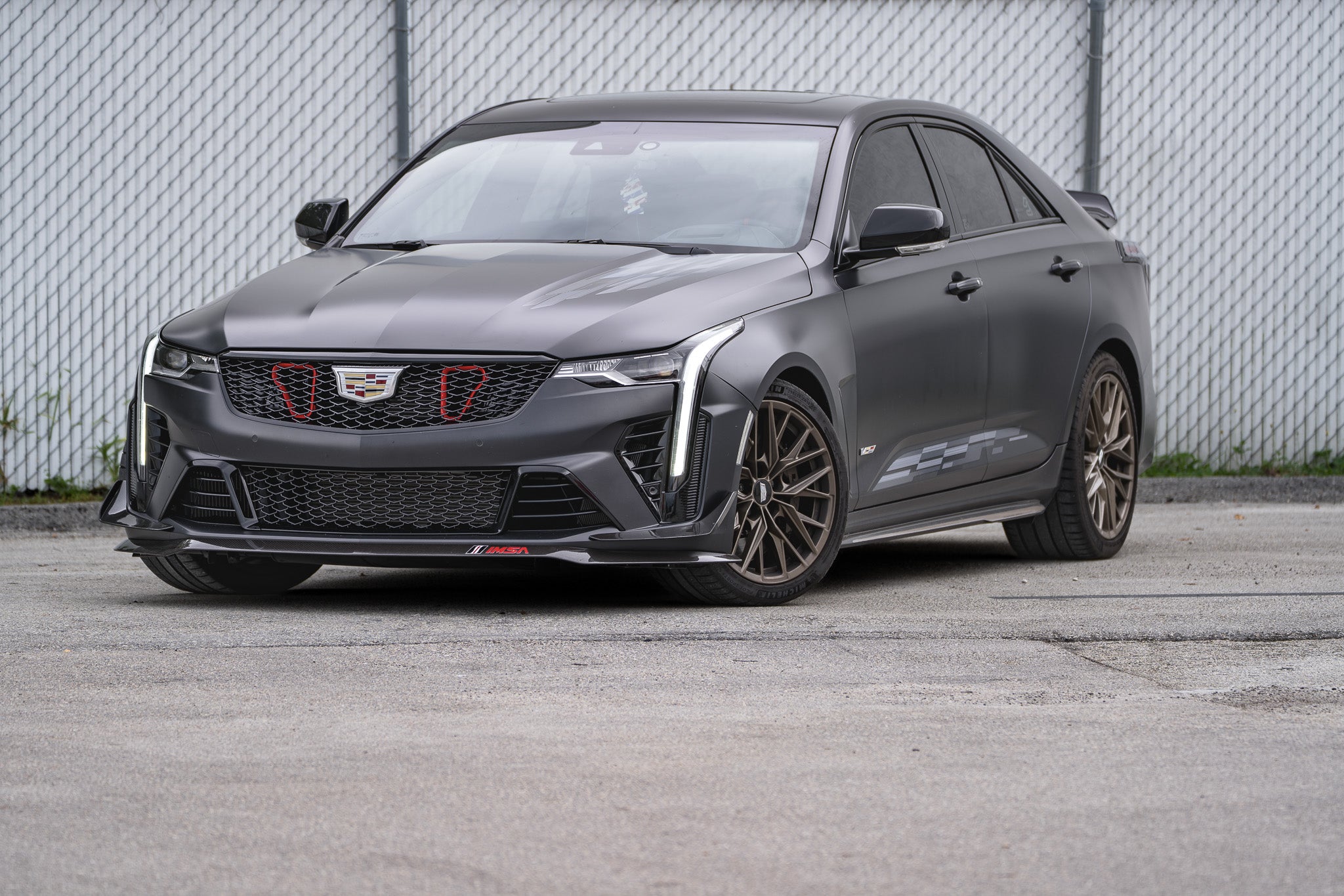 2022+ Cadillac CT4-V Blackwing Dual BIG MOUTH Ram Air Intake Snorkels