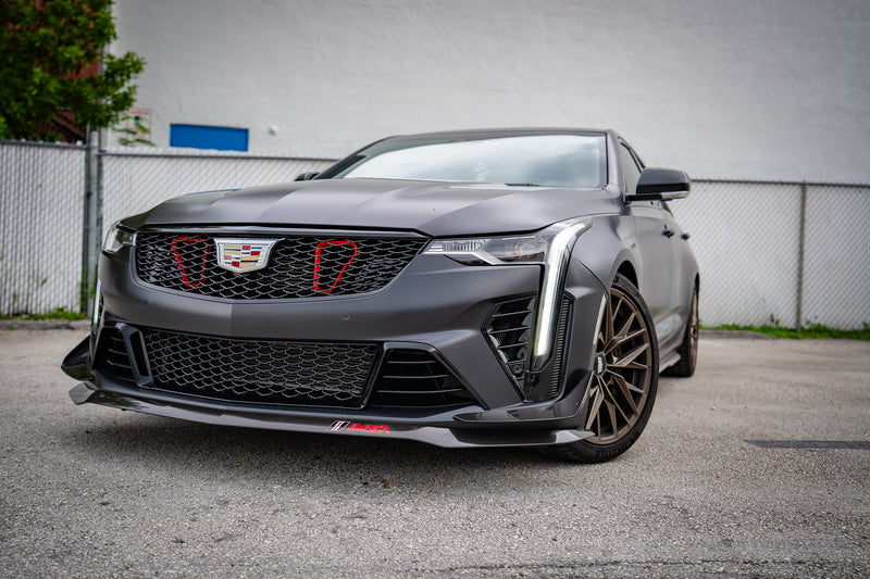 2022+ Cadillac CT4-V Blackwing Dual BIG MOUTH Ram Air Intake Snorkel