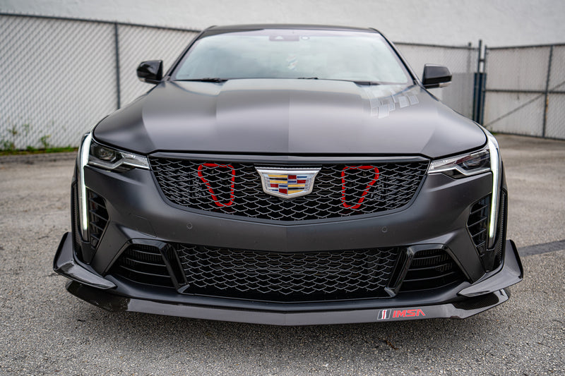 2022+ Cadillac CT4-V Blackwing Dual BIG MOUTH Ram Air Intake Snorkel