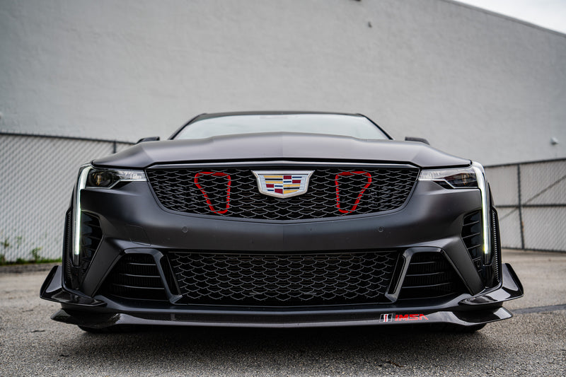 2022+ Cadillac CT4-V Blackwing Dual BIG MOUTH Ram Air Intake Snorkel