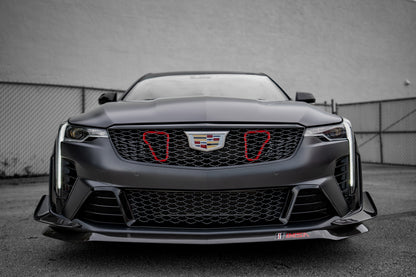 2022+ Cadillac CT4-V Blackwing Dual BIG MOUTH Ram Air Intake Snorkels