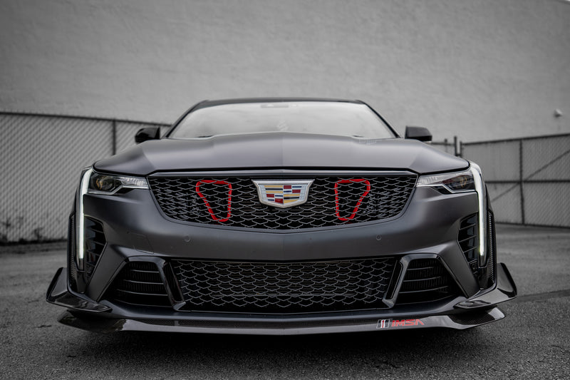 2022+ Cadillac CT4-V Blackwing Dual BIG MOUTH Ram Air Intake Snorkel
