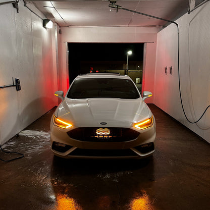 2013-2020 Ford Fusion (1.5L/1.6L/2.0L EcoBoost/2.5L/Sport) BIG MOUTH LIT KIT Ram Air Intake Snorkel