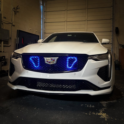 2020+ Cadillac CT4-V Dual BIG MOUTH LIT KIT Ram Air Intake Snorkels