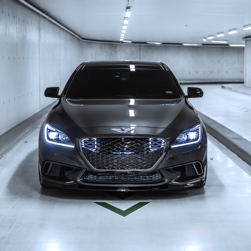 2015-2020 Genesis G80 3.3T/5.0/3.8 Dual BIG MOUTH "LIT KIT" Ram Air Intake Snorkels
