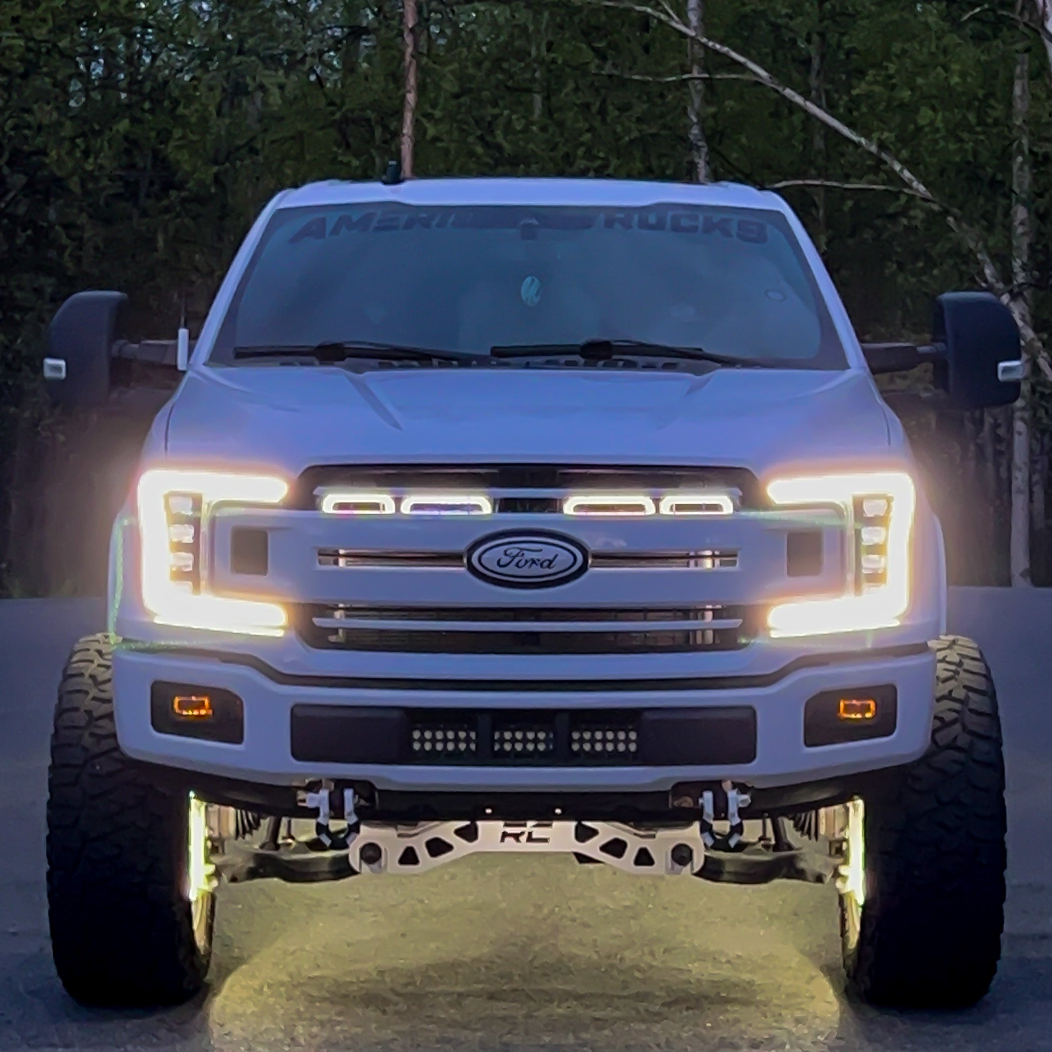 2018-2020 Ford F-150 and 2021-2022 Ford F-150 Raptor Quad BIG MOUTH LIT KIT Ram Air Intake Snorkels