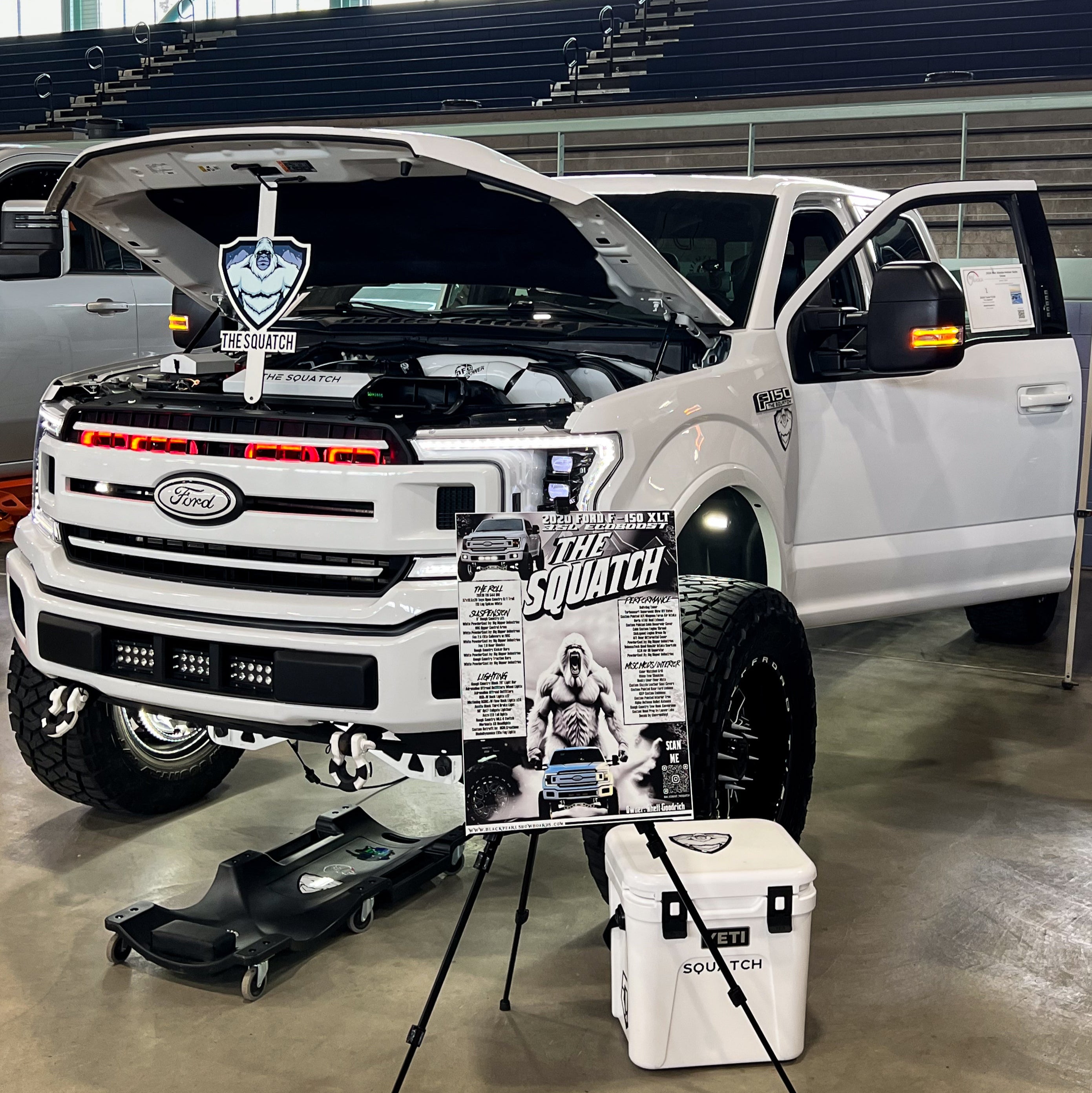 2018-2020 Ford F-150 and 2021-2022 Ford F-150 Raptor Quad BIG MOUTH LIT KIT Ram Air Intake Snorkels