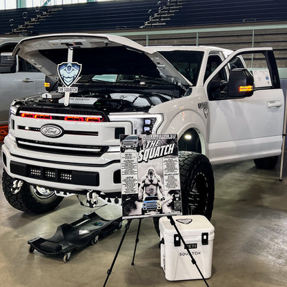 2018-2020 Ford F-150 and 2021-2022 Ford F-150 Raptor Quad BIG MOUTH LIT KIT Ram Air Intake Snorkels