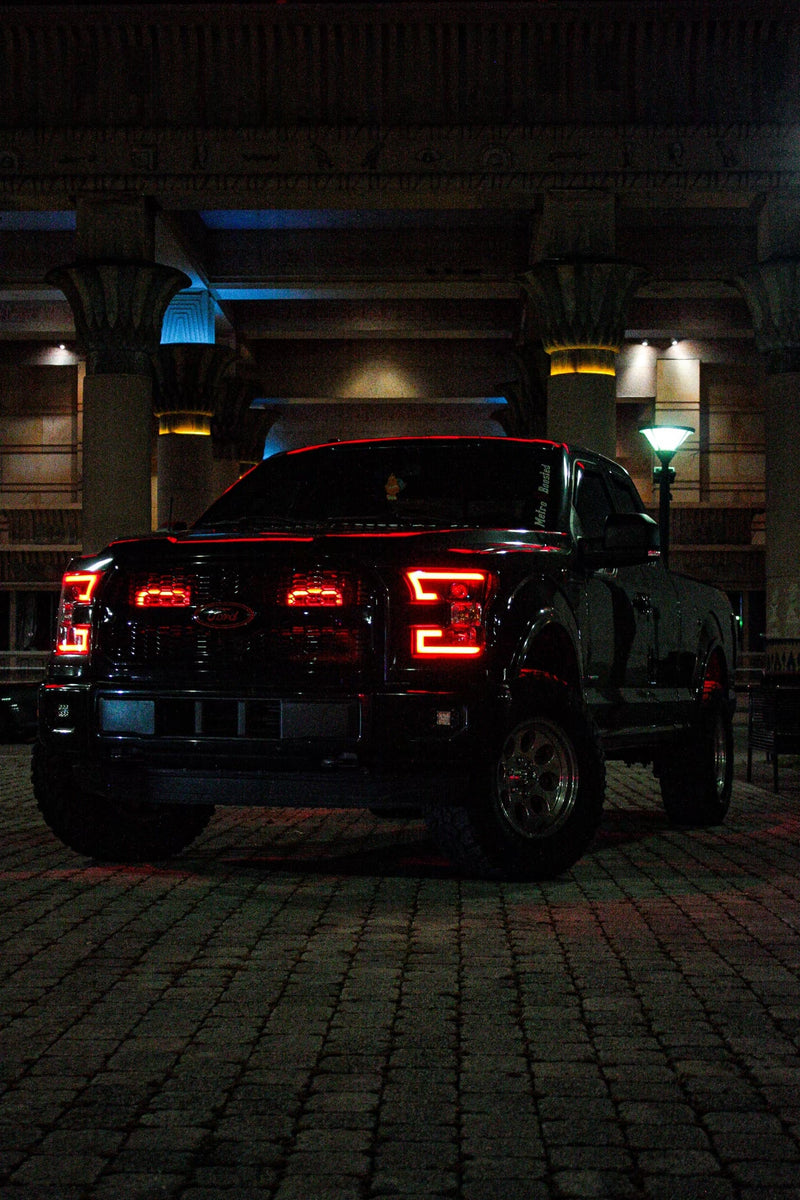 2021-2023 Ford F-150 and Tremor (non Raptor) Dual BIG MOUTH "LIT KIT" Ram Air Intake Snorkels