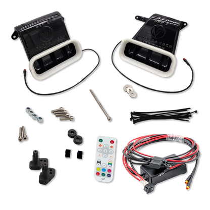 2022+ Ford Maverick (2.0L/2.5L Hybrid) Dual BIG MOUTH LIT KIT Ram Air Intake Snorkels