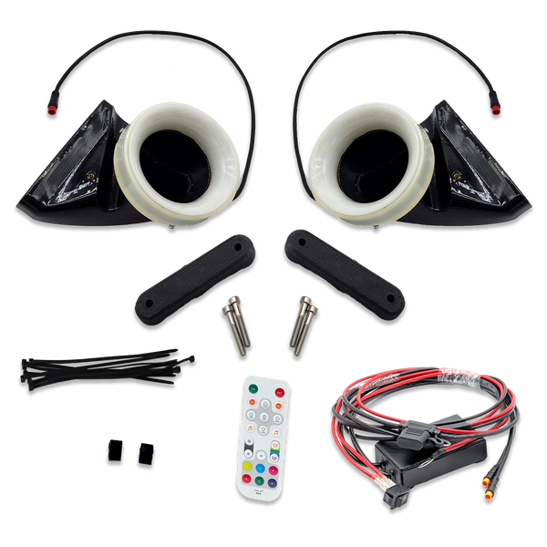 2014-2024 MINI Cooper S (F54/F55/F56/F60/JCW GP) Dual BIG MOUTH "LIT KIT" Ram Air Intake Snorkels