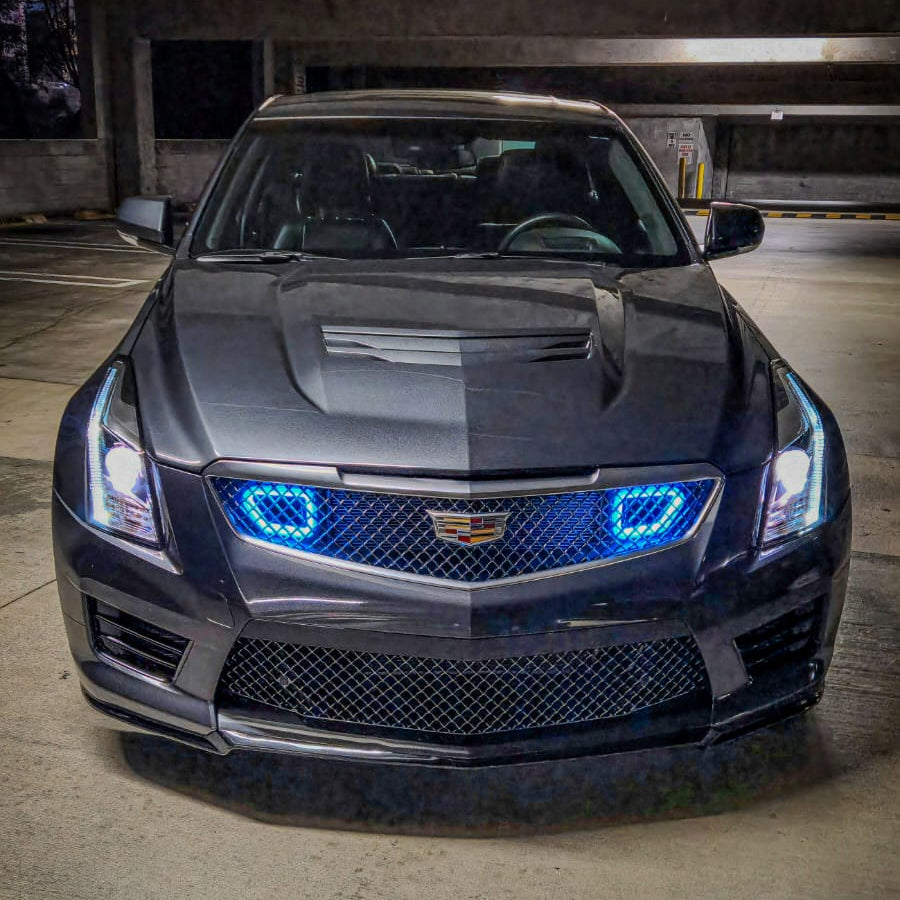 2016-2019 Cadillac ATS-V Dual BIG MOUTH LIT KIT Ram Air Intake Snorkels